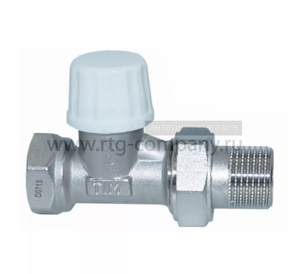 Клапан запорный прямой 3/4" (RD522.03) TIM