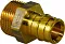 Штуцер латунь НР 20х1/2" с наружной резьбой (Uponor Q&E) уп. 90 шт (1033437)